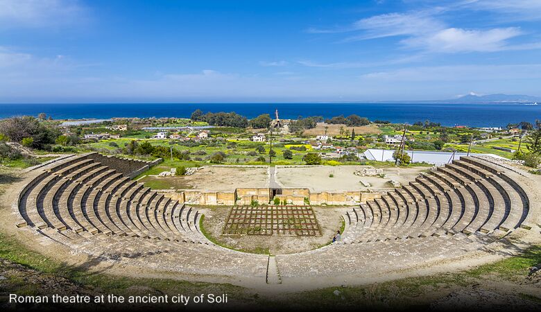 Roman theatre at the ancient city of Soli