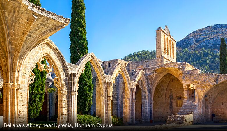 Bellapais Abbey near Kyrenia, Northern Cyprus