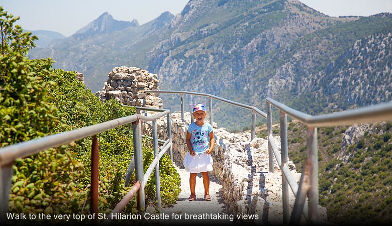 Walk to the very top of St. Hilarion Castle for breathtaking views