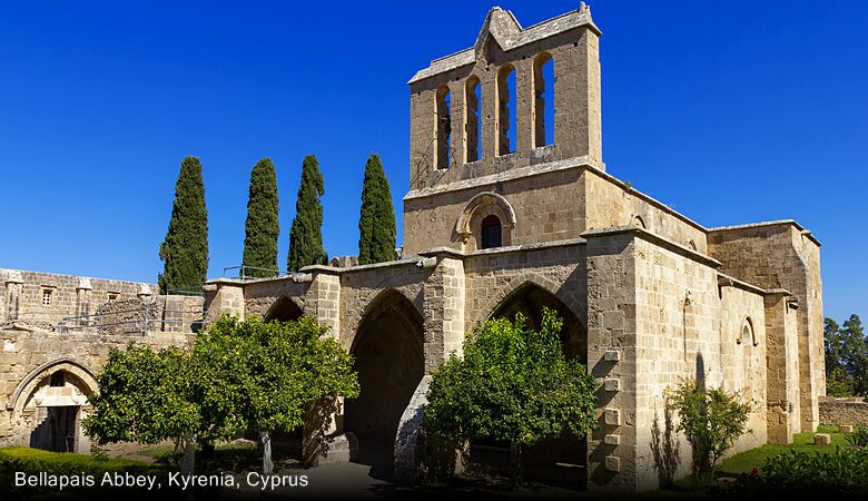 Bellapais Abbey, Kyrenia, Cyprus