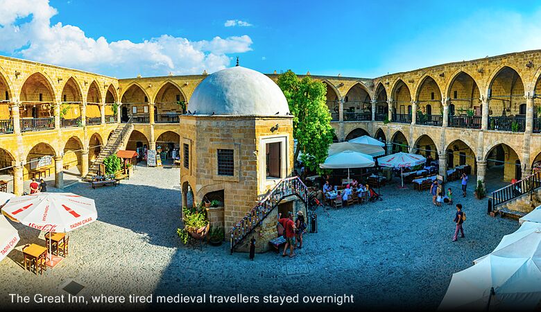 The Great Inn, where tired medieval travellers stayed overnight