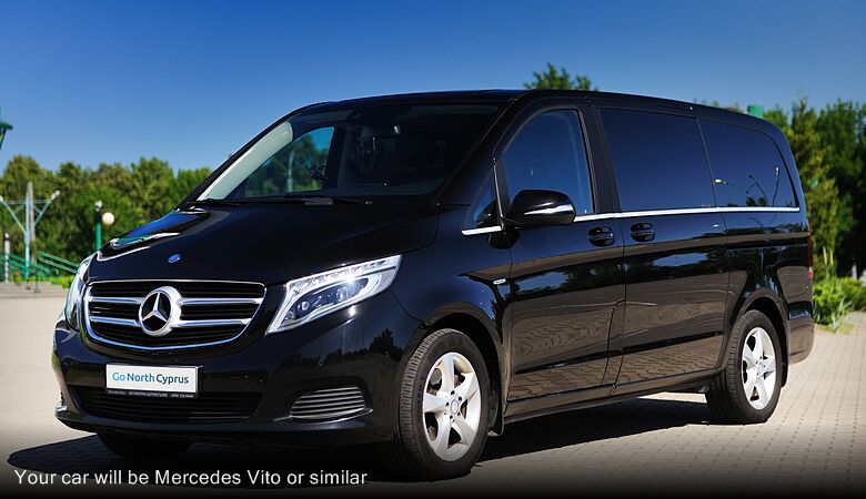 Your car will be Mercedes Vito or similar