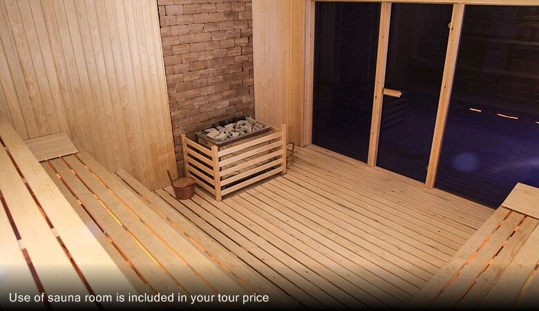 Use of sauna room is included in your tour price